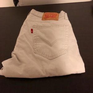 Levi’s men’s 32 x 30 white jeans pant high quality